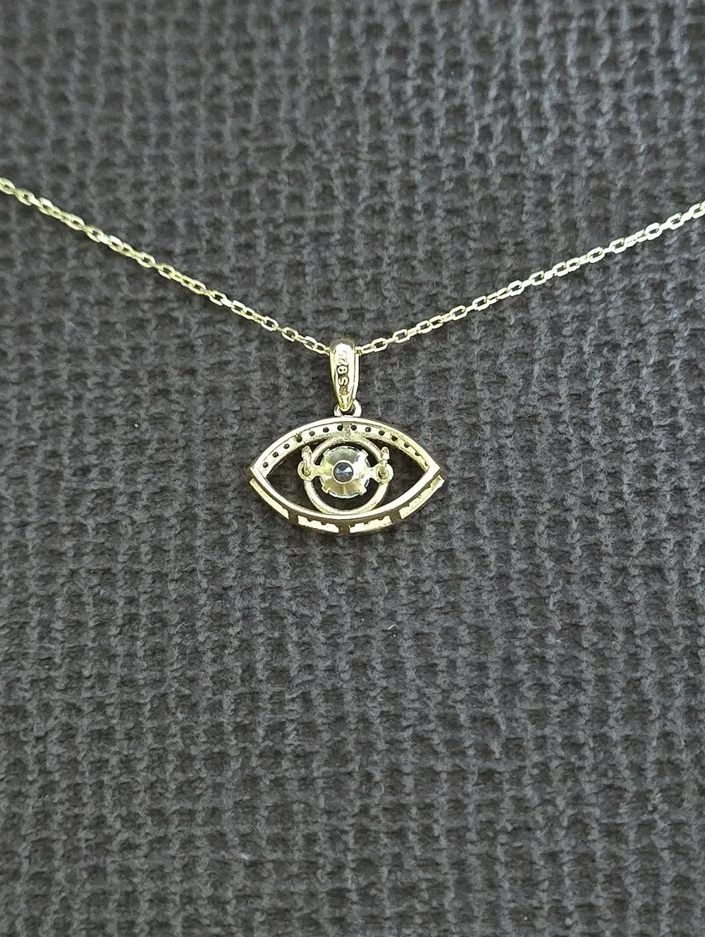 Fancy Silver🤍 Evil Eye🧿 Pendant Necklace